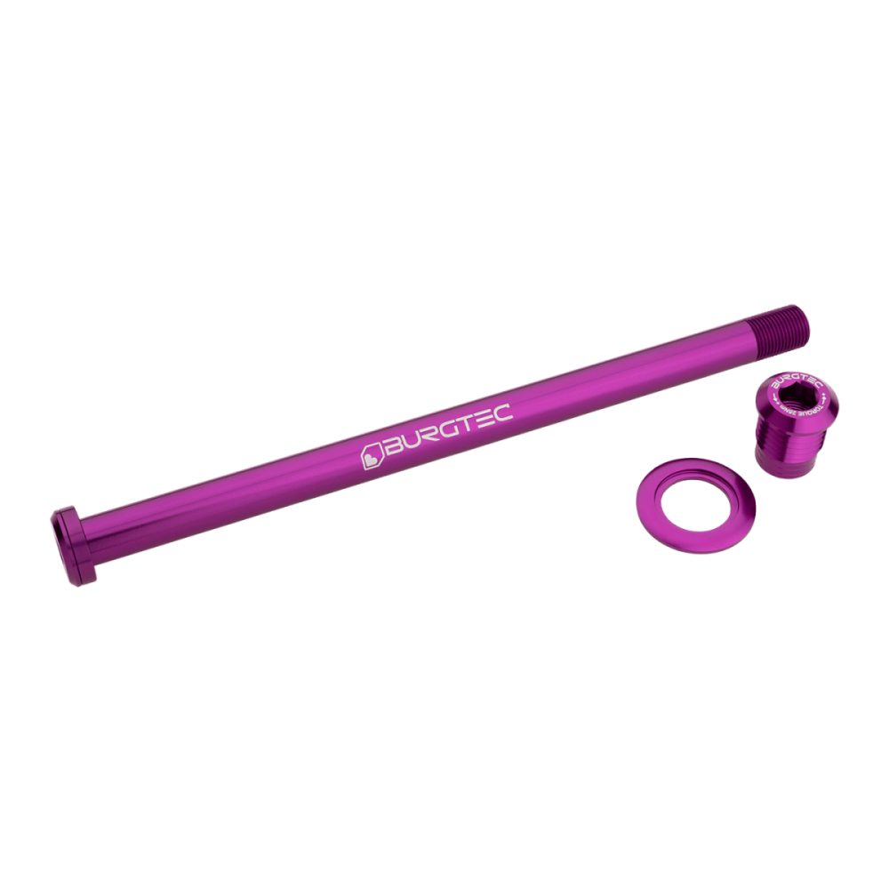 Burgtec Trek Session 194mm Rear Axle Purple Rain