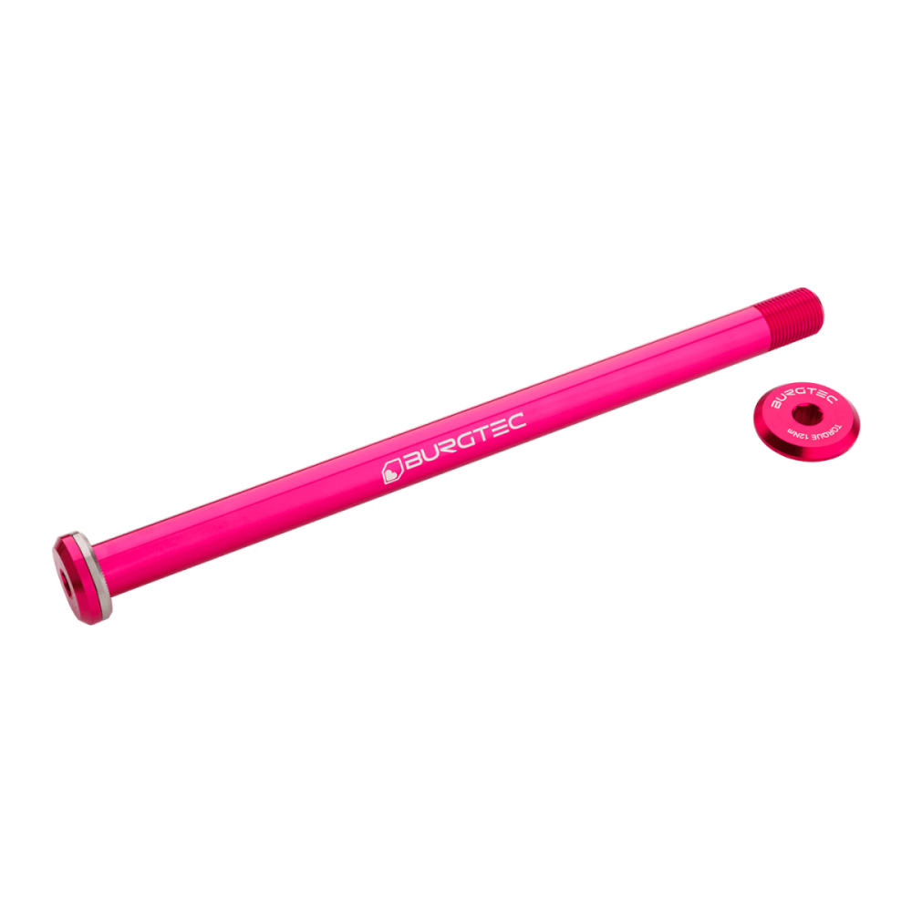 Burgtec Santa Cruz V10 182mm Rear Axle - Toxic Barbie Pink