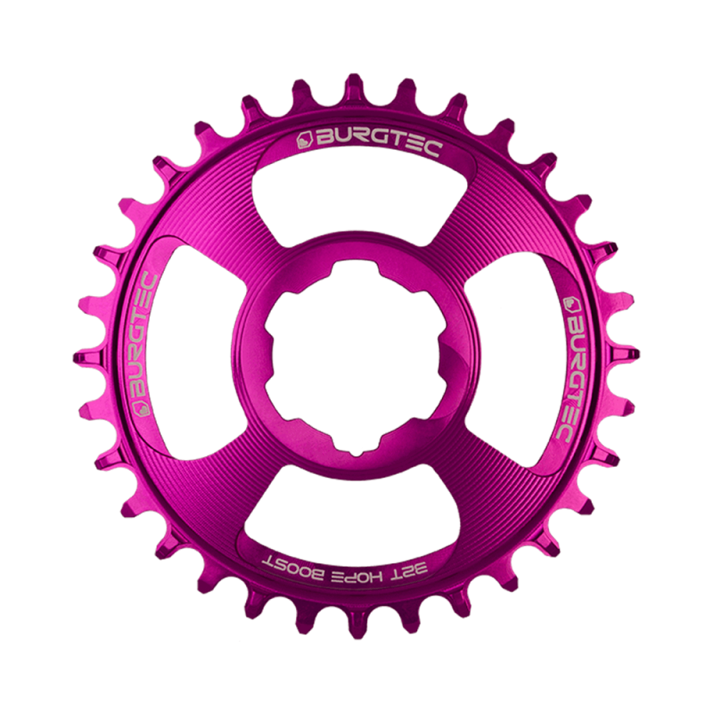 Burgtec Thick Thin Chainring for Hope Boost Direct Mount - 30T - Purple Rain