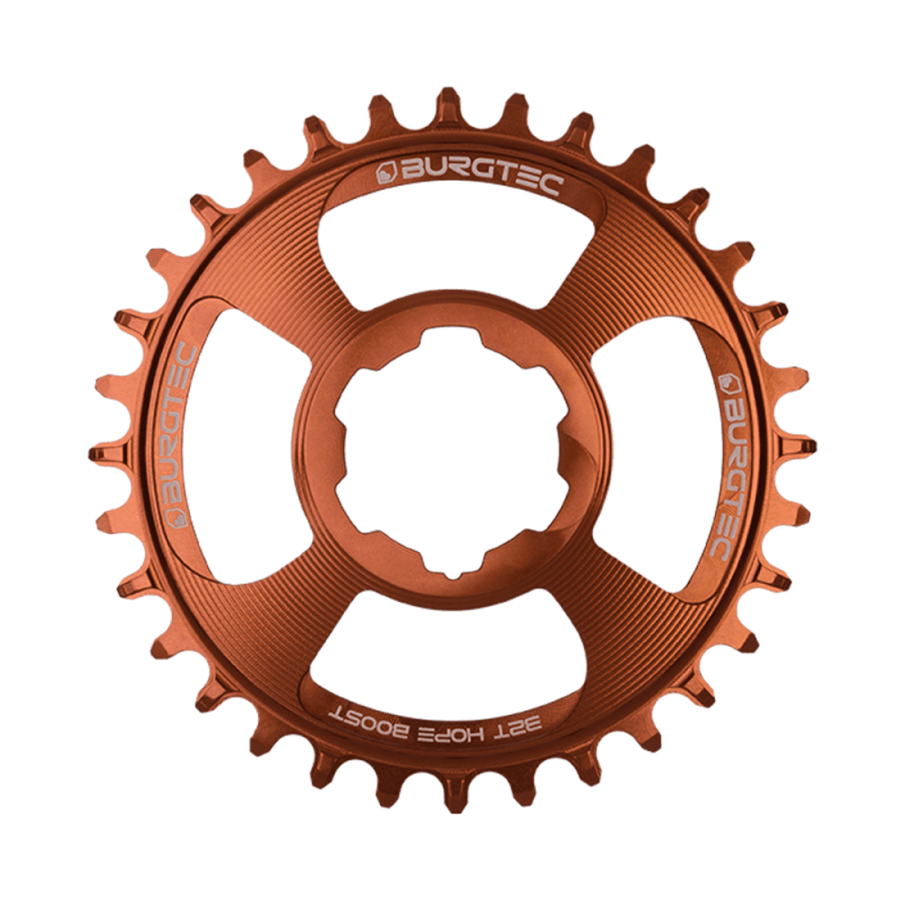 Burgtec Thick Thin Chainring for Hope Boost Direct Mount - 34T - Kash Bronze