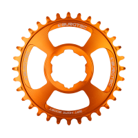 Burgtec Thick Thin Chainring for Hope Boost Direct Mount - 28T - Iron Bro Orange