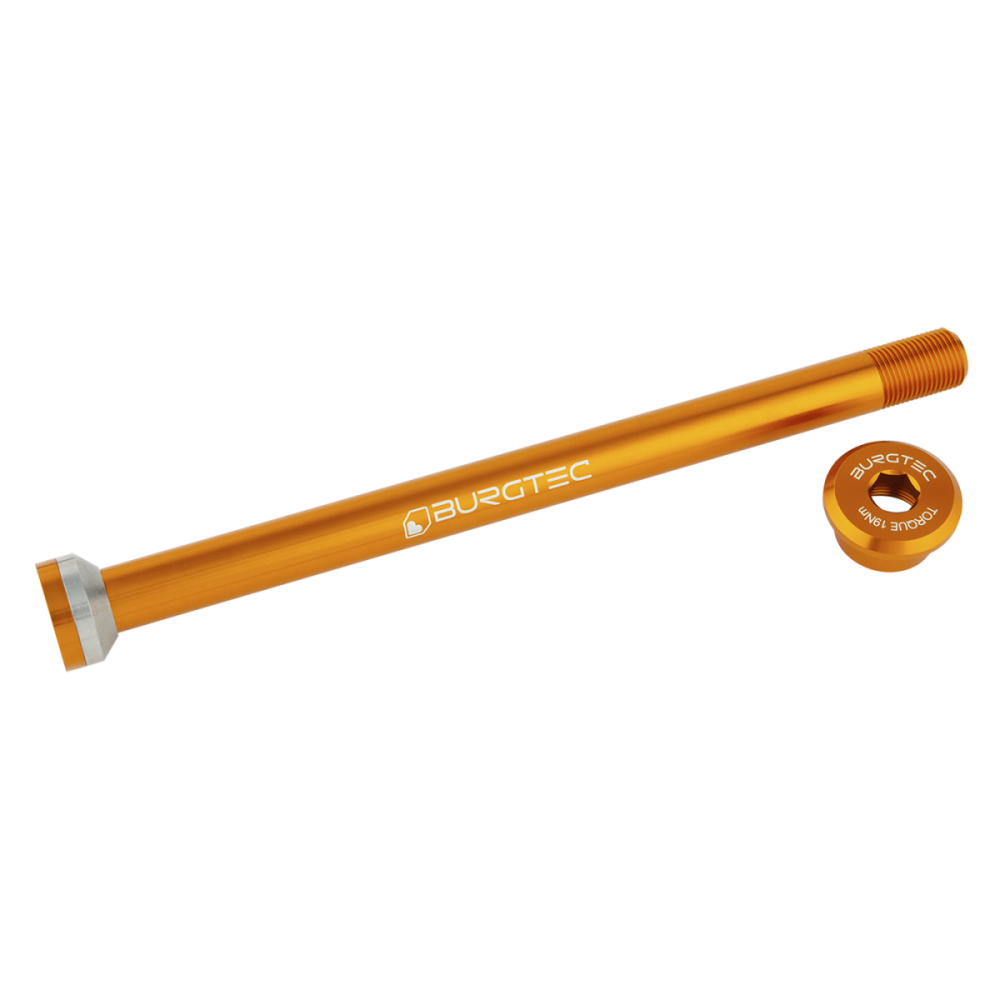 Burgtec Transition 171mm Rear Axle - Iron Bro Orange
