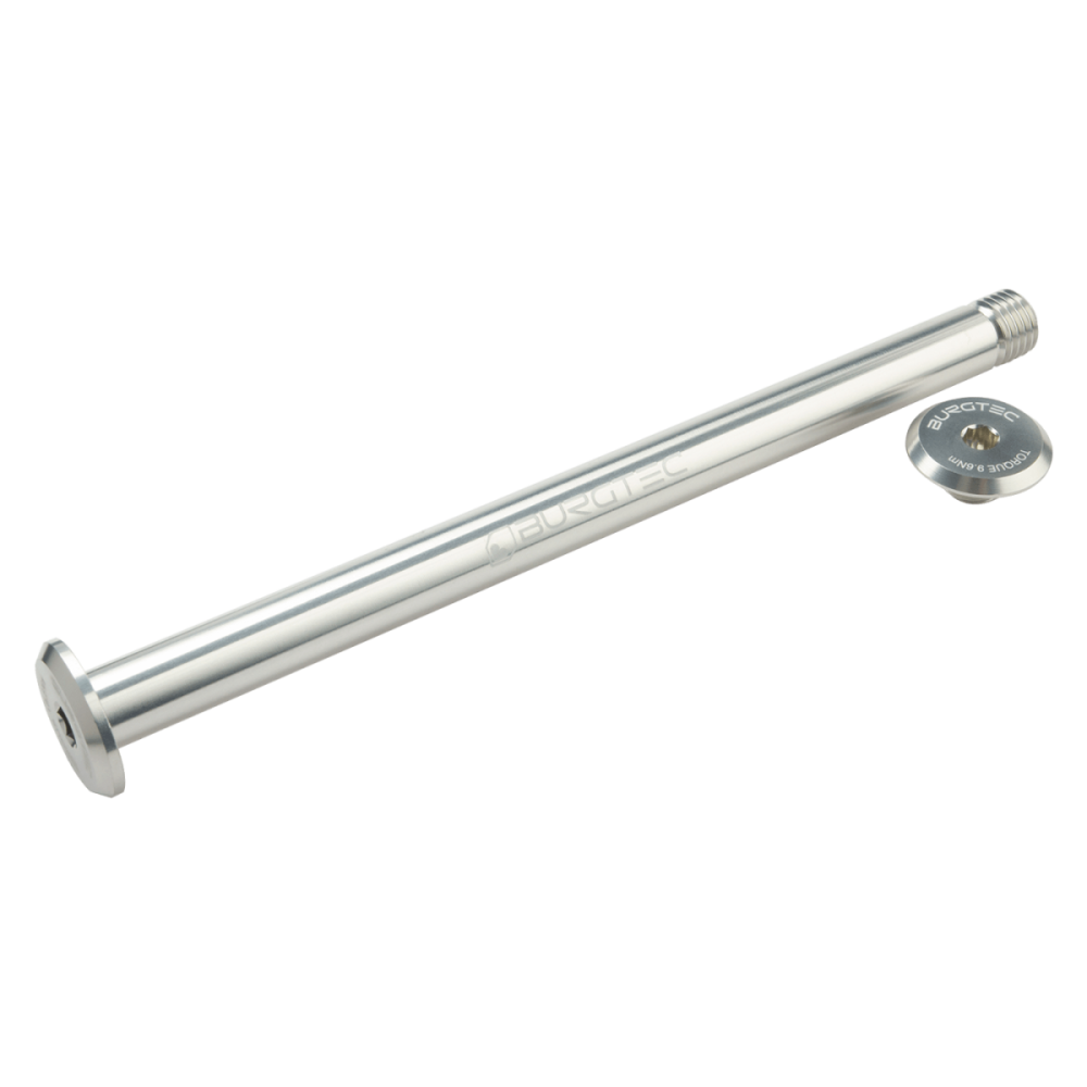 Burgtec Evil 180mm SuperBoost+ Rear Axle - Rhodium Silver