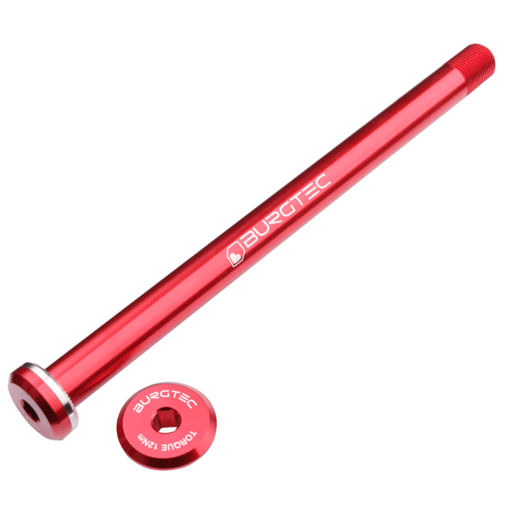 Burgtec Santa Cruz 168.5mm Rear Axle - Race Red