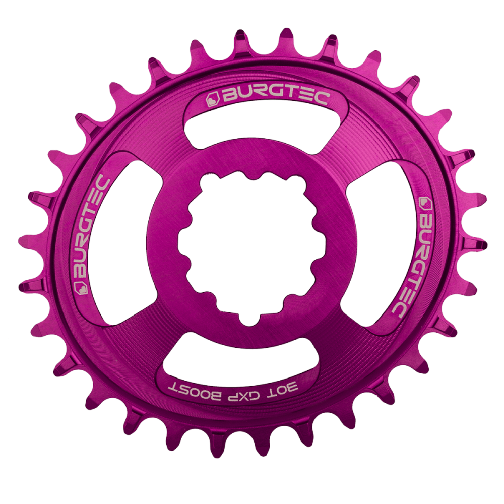 Burgtec Oval 3mm Offset Thick Thin Chainring for SRAM 3-Bolt - 32T