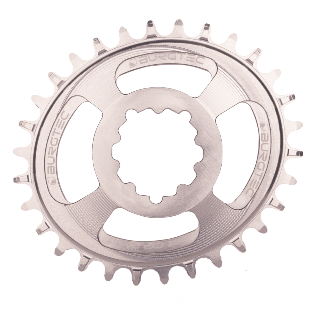 Burgtec Oval 3mm Offset Thick Thin Chainring for SRAM 3-Bolt - 32T