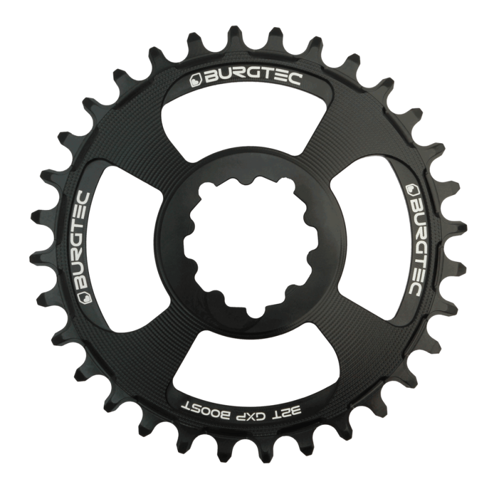 Burgtec 3mm Offset Thick Thin Chainring for SRAM 3-Bolt - 34T