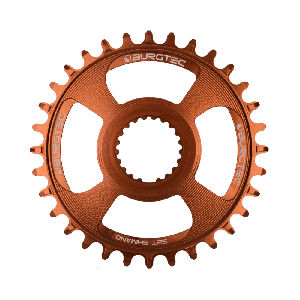 Burgtec Thick Thin Chainring for Shimano Direct Mount - 34T - Kash Bronze