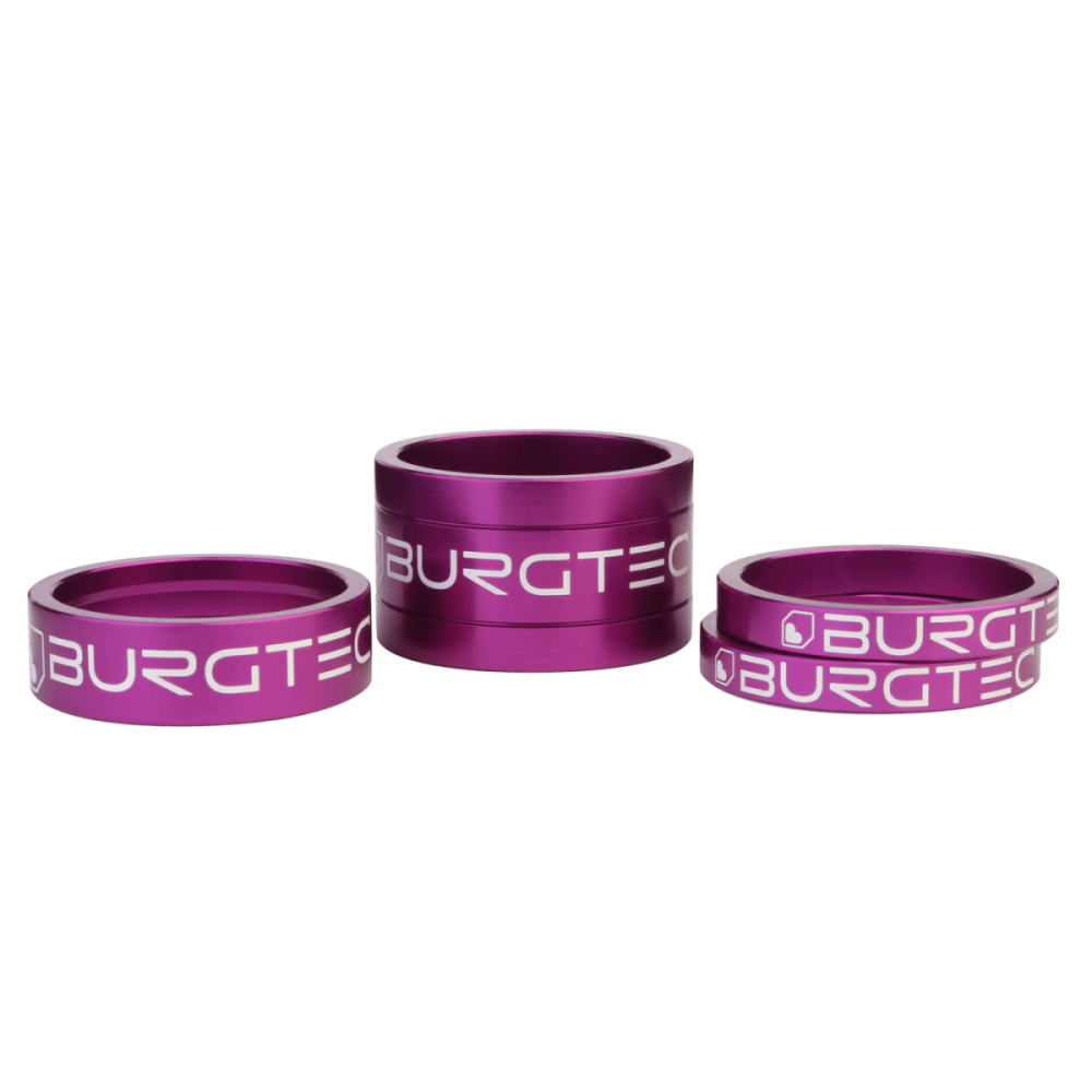 Burgtec Stem Spacers (5mm Spacer x2, 10mm Spacer, 20mm Spacer)