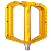 Burgtec Penthouse Flat MK5 Pedals - Bullion Gold, Burgtec Bullion Gold