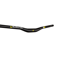 Burgtec Ride Wide Carbon DH Handlebar - 31.8mm Clamp - 20mm Rise, Black