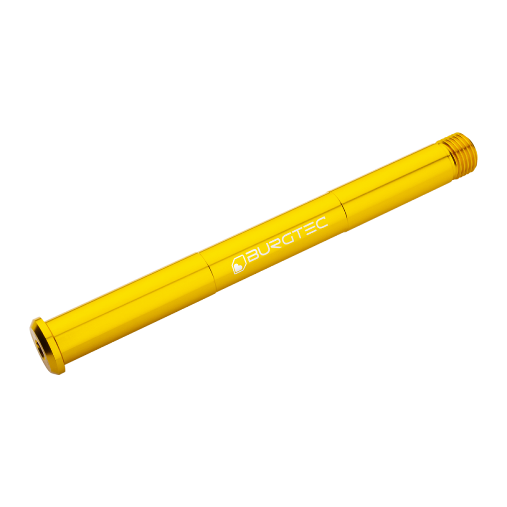 Burgtec Rockshox Boost Fork Axle - Bullion Gold, Burgtec Bullion Gold