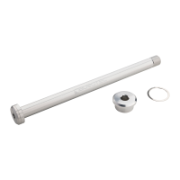 Burgtec Rocky Mountain 173mm Rear Axle - Rhodium Silver