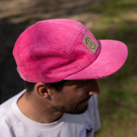 Burgtec Bandit Corduroy Five Panel - Toxic Barbie Pink