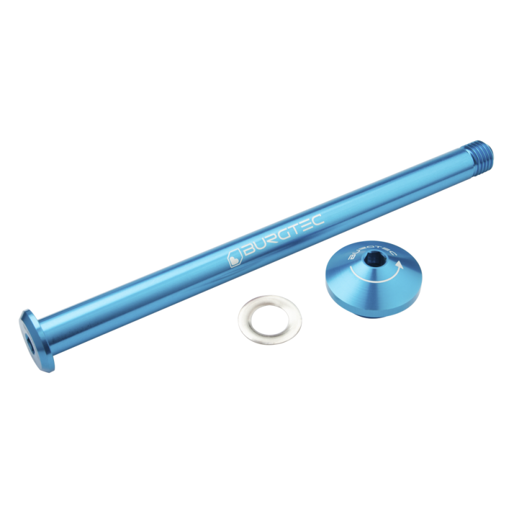 Burgtec Yeti 171mm Rear Axle - Deep Blue