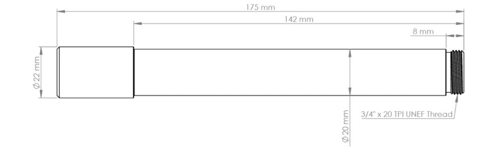 Burgtec Fox 40 Fork Axle, Burgtec Black