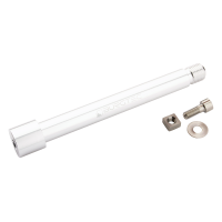 Burgtec Fox KaboltX Fork Axle - Rhodium Silver