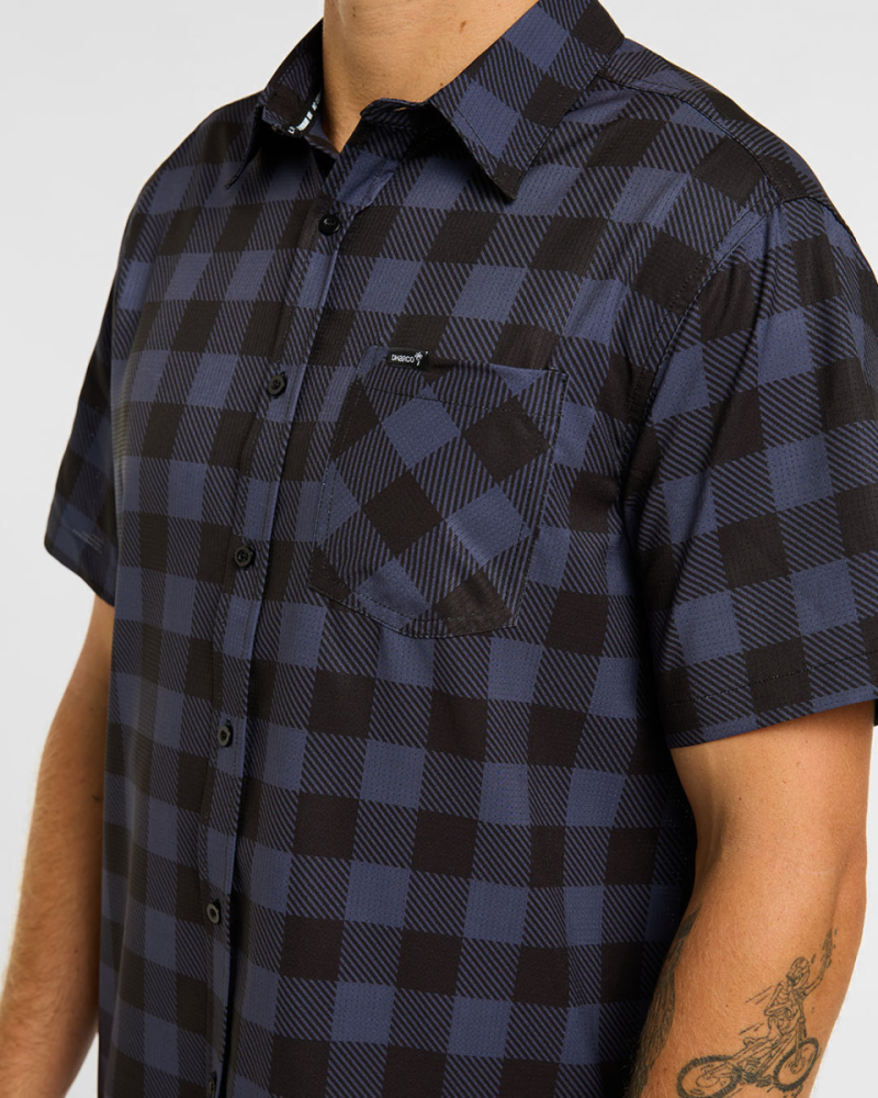 Dharco Mens Tech Party Shirt | Jet, 3XL