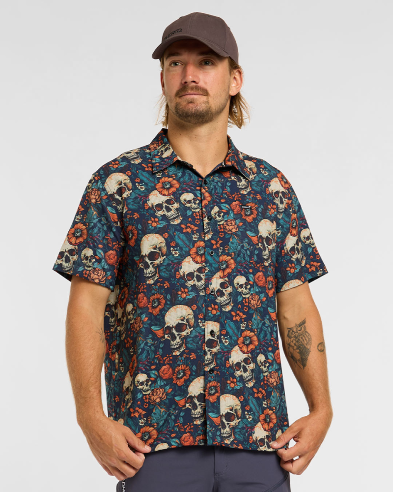 Dharco Mens Tech Party Shirt | Skullduggery, 3XL