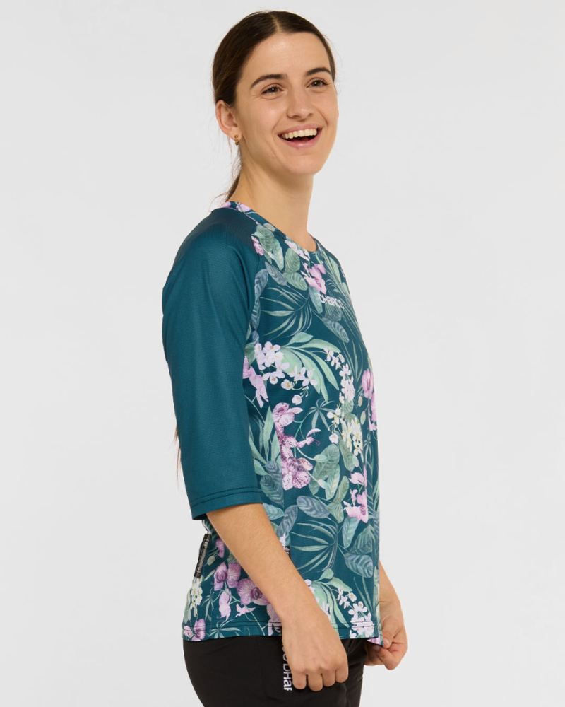 Dharco Womens 3/4 Sleeve Jersey | Wild Orchid, XS