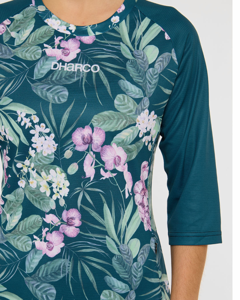 Dharco Womens 3/4 Sleeve Jersey | Wild Orchid, XS