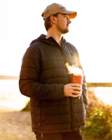 Dharco Mens Roam Puffer Jacket | Black