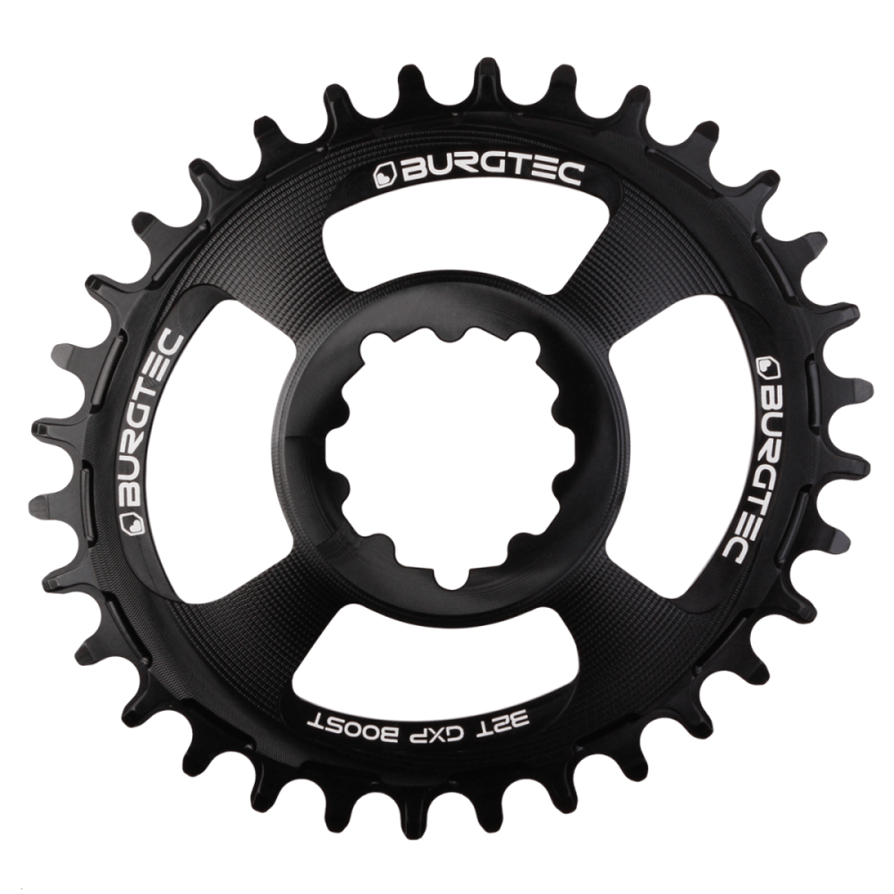 Burgtec Oval 3mm Offset Thick Thin Chainring for SRAM 3-Bolt - 30T
