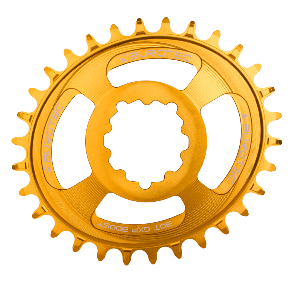 Burgtec Oval 3mm Offset Thick Thin Chainring for SRAM 3-Bolt - 30T