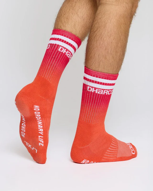Dharco Crew Socks | Black Snake