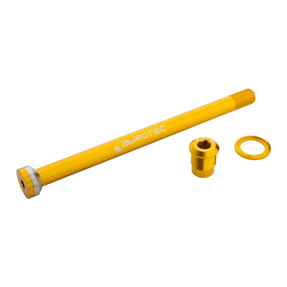 Burgtec Propain 175mm Rear Axle - Bullion Gold, Burgtec Bullion Gold