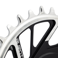 Burgtec 3mm Offset Thick Thin Chainring for SRAM 8-Bolt - 28T - Black, Burgtec Black