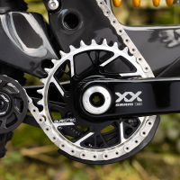 Burgtec 3mm Offset Thick Thin Chainring for SRAM 8-Bolt - 28T - Black, Burgtec Black