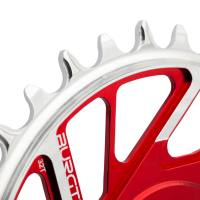 Burgtec 3mm Offset Thick Thin Chainring for SRAM 8-Bolt - 28T - Black, Burgtec Black
