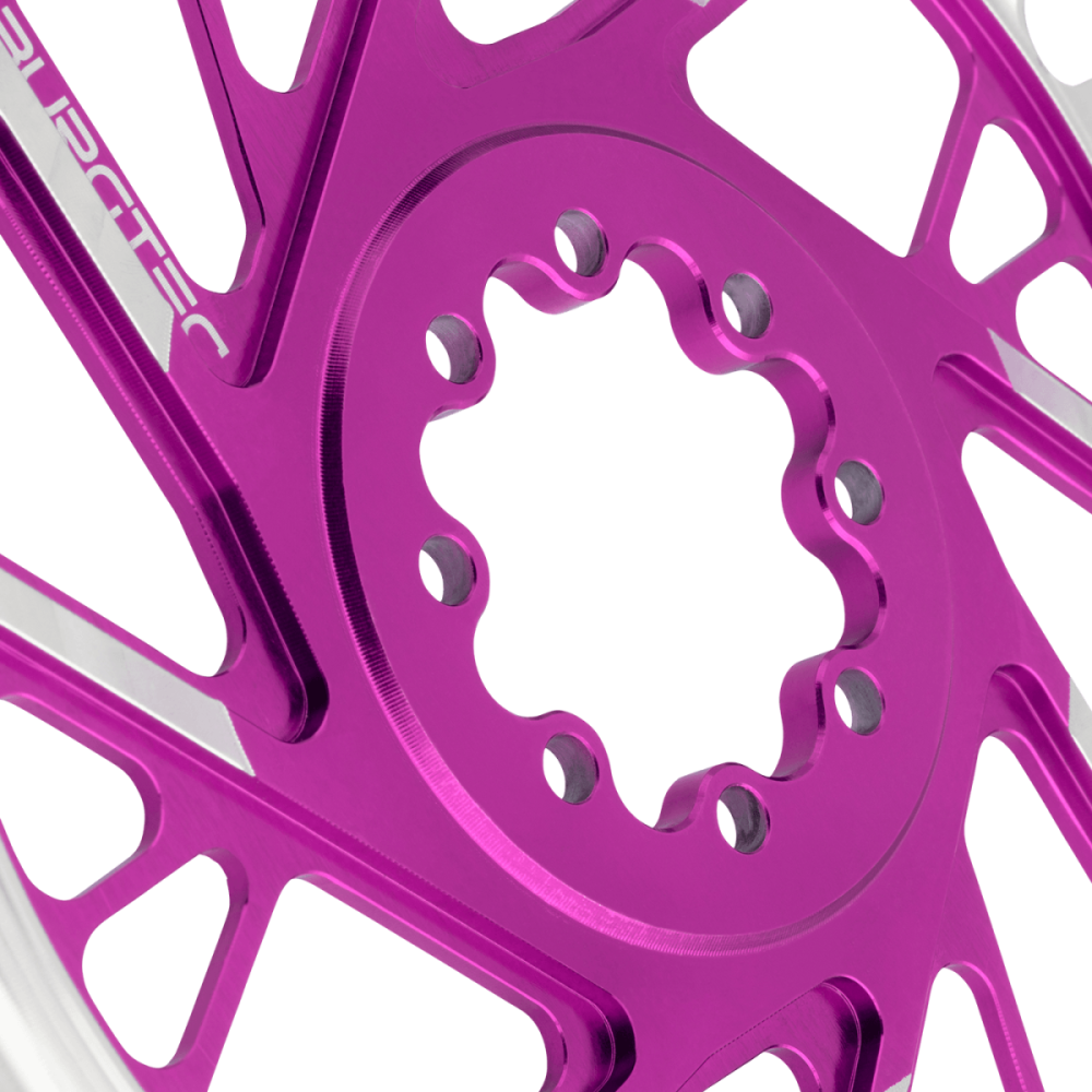 Burgtec 3mm Offset Thick Thin Chainring for SRAM 8-Bolt - 28T - Black, Burgtec Black