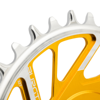 Burgtec 3mm Offset Thick Thin Chainring for SRAM 8-Bolt - 28T - Black, Burgtec Black
