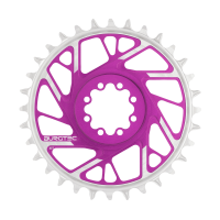 Burgtec 3mm Offset Thick Thin Chainring for SRAM 8-Bolt - 30T - Purple Rain